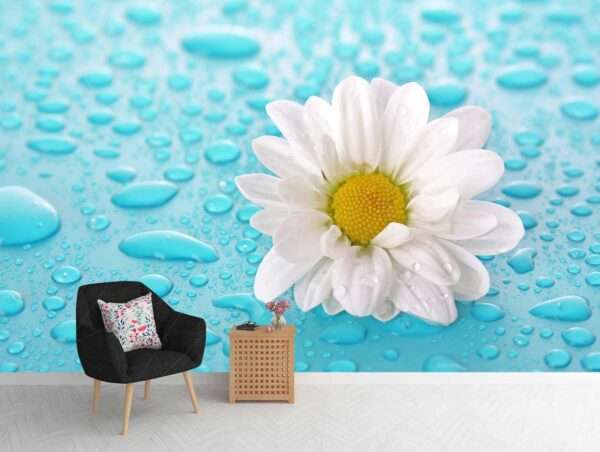 3D Flower Customized Wall Covering Design | Bring Nature's Elegance Indoors - 02