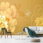 3D Flower Customized Wall Covering Design | Bring Nature's Elegance Indoors - 235