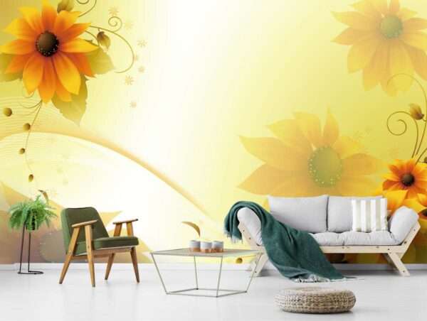 3D Flower Customized Wall Covering Design | Bring Nature's Elegance Indoors - 79