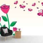 3D Flower Customized Wall Covering Design | Bring Nature's Elegance Indoors - 260