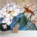 3D Flower Customized Wall Covering Design | Bring Nature's Elegance Indoors - 270