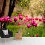 3D Flower Customized Wall Covering Design | Bring Nature's Elegance Indoors - 310
