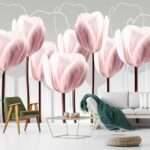 3D Flower Customized Wall Covering Design | Bring Nature's Elegance Indoors - 169