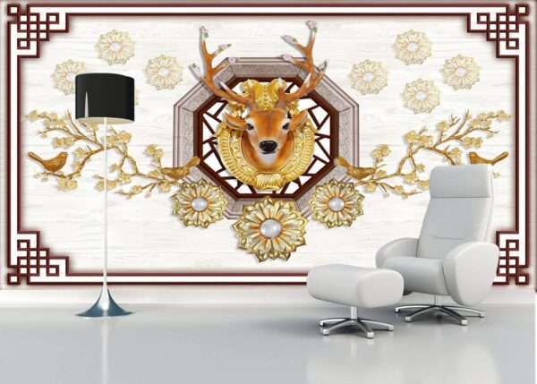 Bring Art to Life with the Latest Mural Art Design for Wall Customized Wallpaper (Print on Demand) Premium PVC Quality - 57