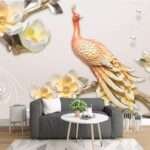 Enchant Your Walls with the Latest Mural Art Design Customized Wallpaper (Print on Demand) in Royal Glitter - 03