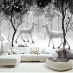 Enchant Your Walls with the Latest Mural Art Design Customized Wallpaper (Print on Demand) in Royal Glitter - 05