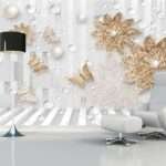 Enchant Your Walls with the Latest Mural Art Design Customized Wallpaper (Print on Demand) in Royal Glitter - 12