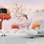 Enchant Your Walls with the Latest Mural Art Design Customized Wallpaper (Print on Demand) in Royal Glitter - 16
