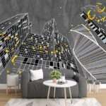 Enchant Your Walls with the Latest Mural Art Design Customized Wallpaper (Print on Demand) in Royal Glitter - 27