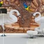 Enchant Your Walls with the Latest Mural Art Design Customized Wallpaper (Print on Demand) in Royal Glitter - 32