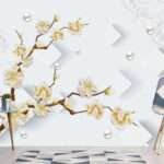 Enchant Your Walls with the Latest Mural Art Design Customized Wallpaper (Print on Demand) in Royal Glitter - 38