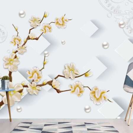 Enchant Your Walls with the Latest Mural Art Design Customized Wallpaper (Print on Demand) in Royal Glitter - 38