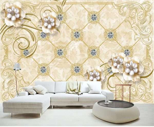 Enchant Your Walls with the Latest Mural Art Design Customized Wallpaper (Print on Demand) in Royal Glitter - 41