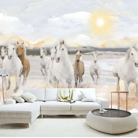 Enchant Your Walls with the Latest Mural Art Design Customized Wallpaper (Print on Demand) in Royal Glitter - 45
