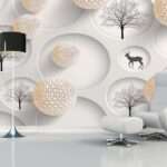 Enchant Your Walls with the Latest Mural Art Design Customized Wallpaper (Print on Demand) in Royal Glitter - 48