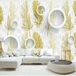 Enchant Your Walls with the Latest Mural Art Design Customized Wallpaper (Print on Demand) in Royal Glitter - 61