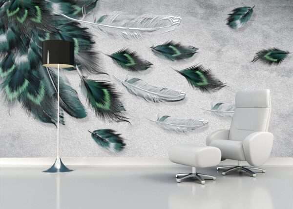 Enchant Your Walls with the Latest Mural Art Design Customized Wallpaper (Print on Demand) in Royal Glitter - 64