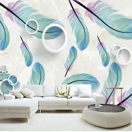 Enchant Your Walls with the Latest Mural Art Design Customized Wallpaper (Print on Demand) in Royal Glitter - 69