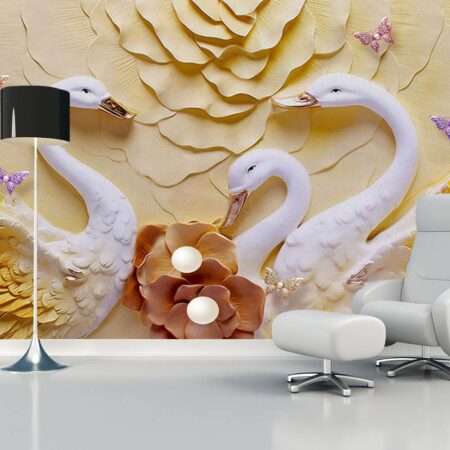Enchant Your Walls with the Latest Mural Art Design Customized Wallpaper (Print on Demand) in Royal Glitter - 72