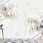 Enchant Your Walls with the Latest Mural Art Design Customized Wallpaper (Print on Demand) in Royal Glitter - 78