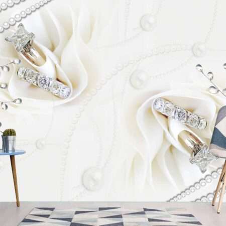 Enchant Your Walls with the Latest Mural Art Design Customized Wallpaper (Print on Demand) in Royal Glitter - 78