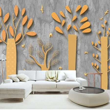 Enchant Your Walls with the Latest Mural Art Design Customized Wallpaper (Print on Demand) in Royal Glitter - 81