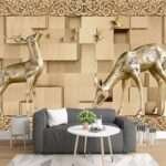 Enchant Your Walls with the Latest Mural Art Design Customized Wallpaper (Print on Demand) in Royal Glitter - 83