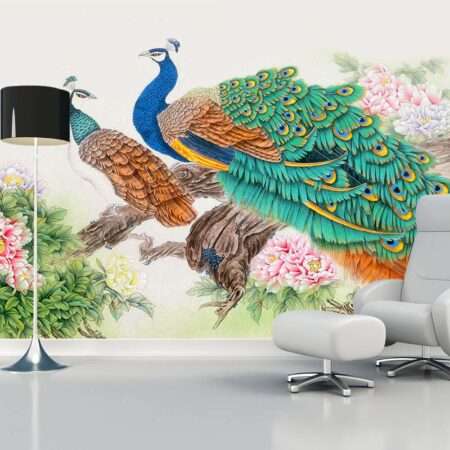 Enchant Your Walls with the Latest Mural Art Design Customized Wallpaper (Print on Demand) in Royal Glitter - 88