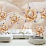 Enchant Your Walls with the Latest Mural Art Design Customized Wallpaper (Print on Demand) in Royal Glitter - 89