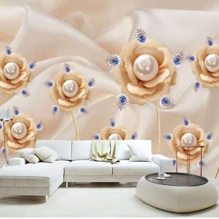Enchant Your Walls with the Latest Mural Art Design Customized Wallpaper (Print on Demand) in Royal Glitter - 89