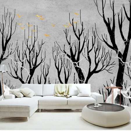 Enchant Your Walls with the Latest Mural Art Design Customized Wallpaper (Print on Demand) in Royal Glitter - 93