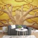 Enchant Your Walls with the Latest Mural Art Design Customized Wallpaper (Print on Demand) in Royal Glitter - 95