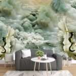 Enchant Your Walls with the Latest Mural Art Design Customized Wallpaper (Print on Demand) in Royal Glitter - 02