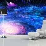 Enchant Your Walls with the Latest Mural Art Design Customized Wallpaper (Print on Demand) in Royal Glitter - 03
