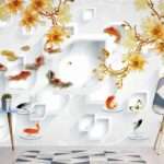 Enchant Your Walls with the Latest Mural Art Design Customized Wallpaper (Print on Demand) in Royal Glitter - 05