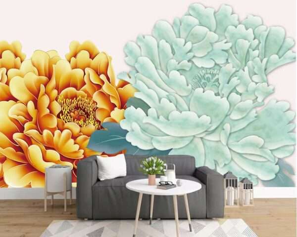 Enchant Your Walls with the Latest Mural Art Design Customized Wallpaper (Print on Demand) in Royal Glitter - 06