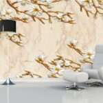 Enchant Your Walls with the Latest Mural Art Design Customized Wallpaper (Print on Demand) in Royal Glitter - 07