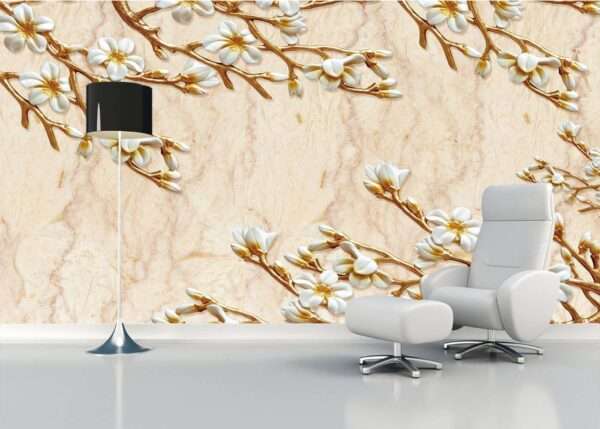 Enchant Your Walls with the Latest Mural Art Design Customized Wallpaper (Print on Demand) in Royal Glitter - 07