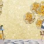 Enchant Your Walls with the Latest Mural Art Design Customized Wallpaper (Print on Demand) in Royal Glitter - 13