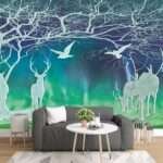 Enchant Your Walls with the Latest Mural Art Design Customized Wallpaper (Print on Demand) in Royal Glitter - 22