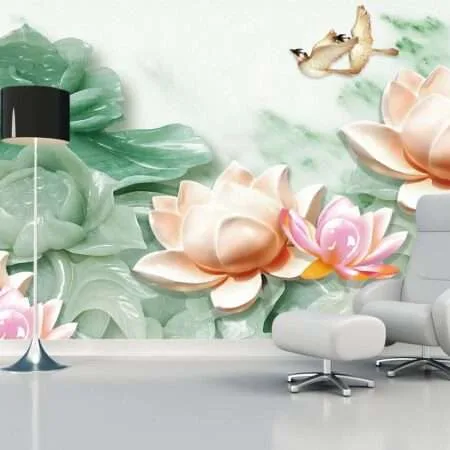 Enchant Your Walls with the Latest Mural Art Design Customized Wallpaper (Print on Demand) in Royal Glitter - 23