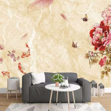 Enchant Your Walls with the Latest Mural Art Design Customized Wallpaper (Print on Demand) in Royal Glitter - 26