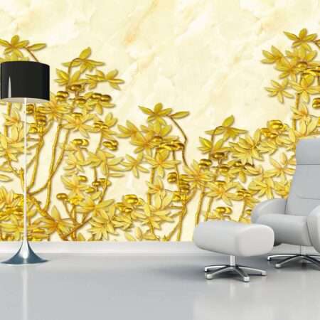 Enchant Your Walls with the Latest Mural Art Design Customized Wallpaper (Print on Demand) in Royal Glitter - 27