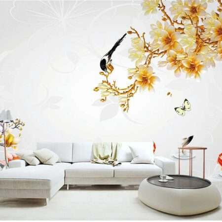 Enchant Your Walls with the Latest Mural Art Design Customized Wallpaper (Print on Demand) in Royal Glitter - 28