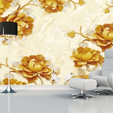 Enchant Your Walls with the Latest Mural Art Design Customized Wallpaper (Print on Demand) in Royal Glitter - 31