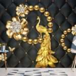 Enchant Your Walls with the Latest Mural Art Design Customized Wallpaper (Print on Demand) in Royal Glitter - 33