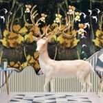Enchant Your Walls with the Latest Mural Art Design Customized Wallpaper (Print on Demand) in Royal Glitter - 37