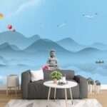 Enchant Your Walls with the Latest Mural Art Design Customized Wallpaper (Print on Demand) in Royal Glitter - 38