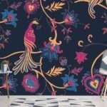 Enchant Your Walls with the Latest Mural Art Design Customized Wallpaper (Print on Demand) in Royal Glitter - 41