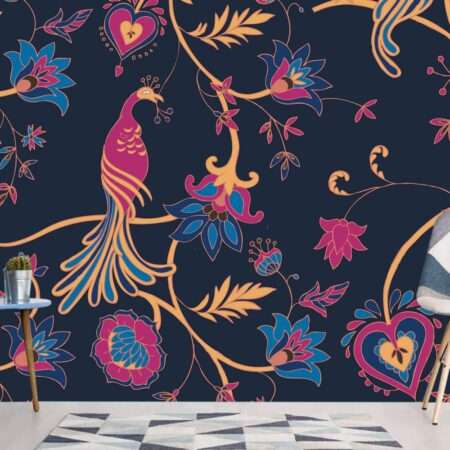 Enchant Your Walls with the Latest Mural Art Design Customized Wallpaper (Print on Demand) in Royal Glitter - 41